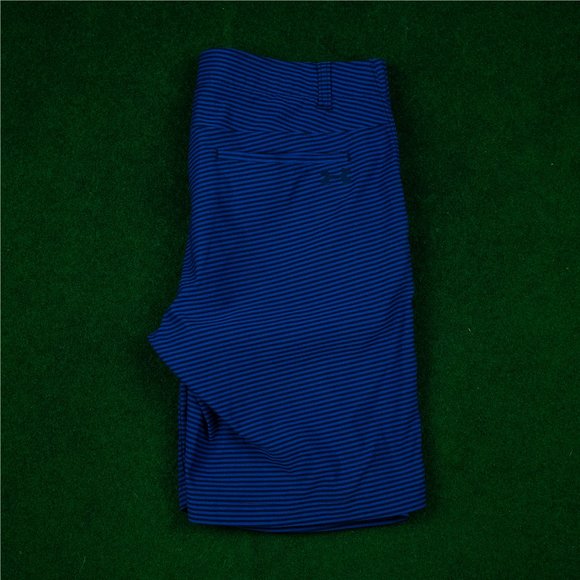 Under Armour Blue Horizontal Striped Shorts - Picture 3 of 4